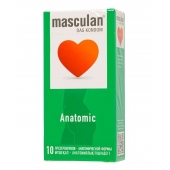 Презервативы анатомической формы Masculan Anatomic - 10 шт. - Masculan - купить с доставкой в Брянске