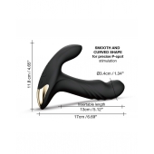 Черный вибромассажер простаты Multi P-Joy с 3 моторами - Dorcel - в Брянске купить с доставкой