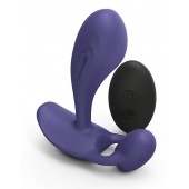 Темно-синий вибромассажер Witty P G Vibrator with Remote Control - Love to Love - в Брянске купить с доставкой