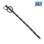 Черный стимулятор уретры Sex Expert - Sex Expert - купить с доставкой в Брянске