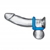 Комплект из 2 эрекционных колец-восьмерок 2-Pack Duo Cock And Ball Stamina Enhancement Ring - BlueLine - в Брянске купить с доставкой