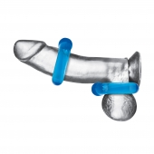 Комплект из двух колец для пениса 2-Pack Ultra-Stretch Stamina Endurance Ring - BlueLine - в Брянске купить с доставкой