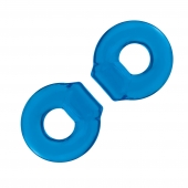 Комплект из двух колец для пениса 2-Pack Ultra-Stretch Stamina Endurance Ring - BlueLine - в Брянске купить с доставкой
