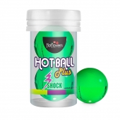 Лубрикант на силиконовой основе Hot Ball Plus с покалывающим эффектом (2 шарика по 3 гр.) - HotFlowers - купить с доставкой в Брянске