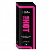 Гель для оральных ласк Oral Hot с согревающим эффектом - 15 гр. - HotFlowers - купить с доставкой в Брянске