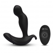Черный анальный стимулятор с вращением и вибрацией 360 Plug - 13 см. - b-Vibe - в Брянске купить с доставкой