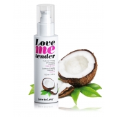 Съедобное согревающее массажное масло Love Me Tender Cocos с ароматом кокоса - 100 мл. - Love to Love - купить с доставкой в Брянске