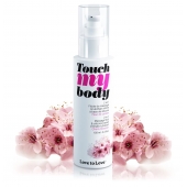 Силиконовый лубрикант 2-в-1 Touch My Body с ароматом вишнёвого цвета - 100 мл. - Love to Love - купить с доставкой в Брянске