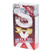 Ароматизированные презервативы Sagami Xtreme COLA - 10 шт. - Sagami - купить с доставкой в Брянске