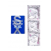 Розовые презервативы Sagami Xtreme FEEL FIT 3D - 3 шт. - Sagami - купить с доставкой в Брянске