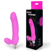 Розовый безремневой страпон Sexy Friend - 1137 - купить с доставкой в Брянске