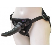 Комплект из трусиков Harness и двух насадок - 20,5 и 18 см. - LOVETOY (А-Полимер) - купить с доставкой в Брянске