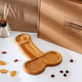 Деревянное блюдо для подачи в форме члена (32,5 х 20 х 1,7 см) - Сима-Ленд - купить с доставкой в Брянске