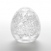 Мастурбатор-яйцо Keith Haring EGG PARTY - Tenga - в Брянске купить с доставкой