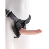Страпон на виниловых трусиках Strap-on Harness Cock - 17,8 см. - Pipedream - купить с доставкой в Брянске