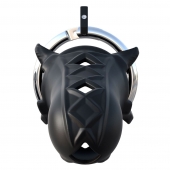 Черный замок верности Extreme Silicone Cock Blocker - Pipedream - купить с доставкой в Брянске