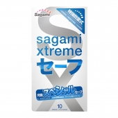 Презервативы Sagami Xtreme Ultrasafe с двойным количеством смазки - 10 шт. - Sagami - купить с доставкой в Брянске