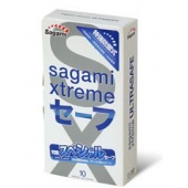 Презервативы Sagami Xtreme Ultrasafe с двойным количеством смазки - 10 шт. - Sagami - купить с доставкой в Брянске