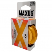 Презервативы анатомической формы Maxus Sensual - 3 шт. - Maxus - купить с доставкой в Брянске