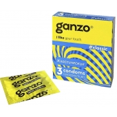 Классические презервативы с обильной смазкой Ganzo Classic - 3 шт. - Ganzo - купить с доставкой в Брянске