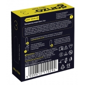 Ультратонкие презервативы Ganzo Ultra thin - 3 шт. - Ganzo - купить с доставкой в Брянске