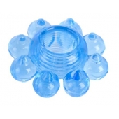Голубая гелевая насадка-цветок - Toyfa Basic - в Брянске купить с доставкой