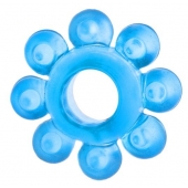 Голубая гелевая насадка-цветок - Toyfa Basic - в Брянске купить с доставкой