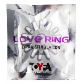 Прозрачное гелевое эрекционное кольцо с шипиками - Toyfa Basic - в Брянске купить с доставкой