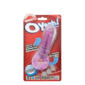 Фиолетовое эрекционное кольцо с вибрацией и пальчиком OYEAH PURPLE - Screaming O - в Брянске купить с доставкой