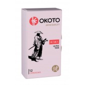 Тонкие презервативы OKOTO Ultra Thin - 12 шт. - Sitabella - купить с доставкой в Брянске