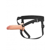 Полый страпон на ремнях 6’’ Hollow Silicone Strap-on - Pipedream - купить с доставкой в Брянске