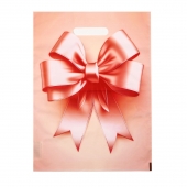 Пакет с принтом в виде банта с вырубной ручкой (30х40 см) - Сима-Ленд - купить с доставкой в Брянске