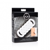 Комплект из 6 прозрачных эрекционных колец Ring Master Custom Ball Stretcher Kit - XR Brands - в Брянске купить с доставкой