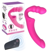 Розовый безремневой страпон Straples Strap-On Dildo - Erokay - купить с доставкой в Брянске