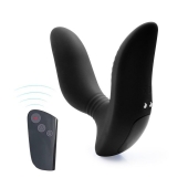 Черный вибромассажер простаты 3,5’’ Remote Control Curve P-spot Massager - 12 см. - Erokay - в Брянске купить с доставкой
