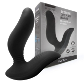 Черный вибромассажер простаты 3,5’’ Curve P-spot Massager - 12 см. - Erokay - в Брянске купить с доставкой