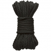 Черная верёвка для связывания и фиксации Bind Tie - 9,14 м. - Doc Johnson - купить с доставкой в Брянске