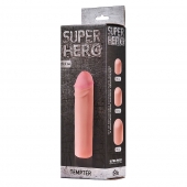Фаллоудлинитель SUPER HERO Tempter - 16 см. - Lola Games - в Брянске купить с доставкой