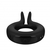 Черное эрекционное кольцо Marry Me Rechargeable Vibrating Cockring - Adrien Lastic - в Брянске купить с доставкой