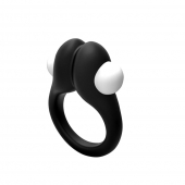 Черное эрекционное кольцо Zippy Vibrating Ring With Bullet - Adrien Lastic - в Брянске купить с доставкой