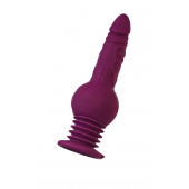 Фиолетовая мини-машина для секса Striker с пультом ДУ - 23,5 см. - ToyFa - купить с доставкой в Брянске Фиолетовая мини-машина для секса Striker с пультом ДУ - 23,5 см. - ToyFa - купить с доставкой в Брянске