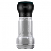 Набор PowerBlow   Feel Pocket Stroker Crystal: мастурбатор и интерактивная насадка - Kiiroo - в Брянске купить с доставкой