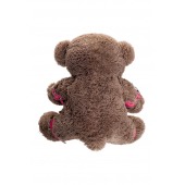 Бондажный набор: бурый мишка с розовыми оковами и наручниками - Pecado - купить с доставкой в Брянске