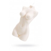 Белая интерьерная свеча в форме женского торса - 850 гр. - Pecado - купить с доставкой в Брянске