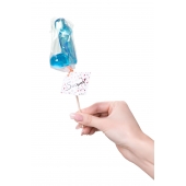 Голубой леденец в форме члена со вкусом блю кюрасао - 80 гр. - Sosuчki - купить с доставкой в Брянске