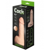 Телесный фаллоудлинитель с мошонкой Cock Next - 17 см. - LOVETOY (А-Полимер) - в Брянске купить с доставкой