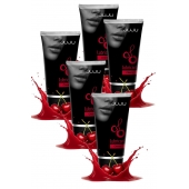 Набор из 5 съедобных лубрикантов JUJU со вкусом вишни - JuJu - купить с доставкой в Брянске Набор из 5 съедобных лубрикантов JUJU со вкусом вишни - JuJu - купить с доставкой в Брянске