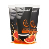 Набор из 3 съедобных лубрикантов JUJU со вкусом грейпфрута - JuJu - купить с доставкой в Брянске Набор из 3 съедобных лубрикантов JUJU со вкусом грейпфрута - JuJu - купить с доставкой в Брянске