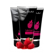 Набор из 3 съедобных лубрикантов JUJU со вкусом малины - JuJu - купить с доставкой в Брянске Набор из 3 съедобных лубрикантов JUJU со вкусом малины - JuJu - купить с доставкой в Брянске