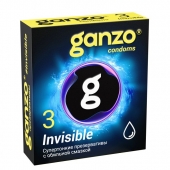 Супертонкие презервативы Ganzo Invisible - 3 шт. - Ganzo - купить с доставкой в Брянске